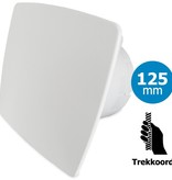Pro-Design Badkamer/toilet ventilator - trekkoord - Ø125mm - bold-line