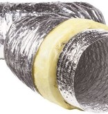 Geïsoleerde flexibele slang - Ø125mm - 3 meter - aluminium