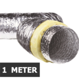 Geïsoleerde flexibele slang - Ø150mm - 1 meter - aluminium