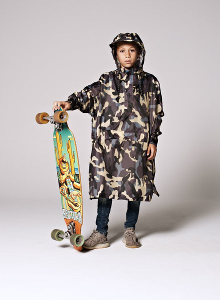 RAINKISS KIDS I JUNGLE CAMO Rainponcho