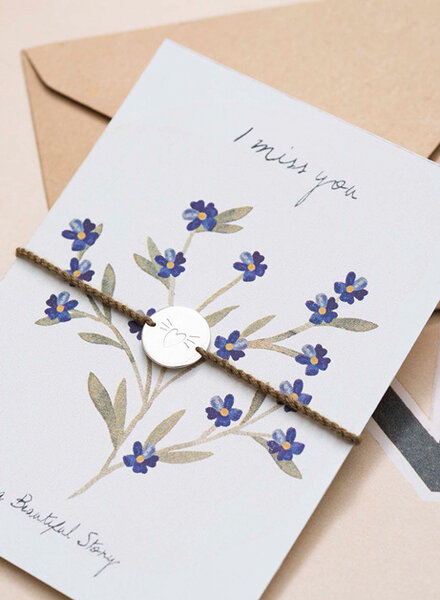 FORGET ME NOT Jewelry Postcard