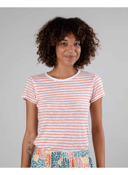 STRIPES T-Shirt I Coral