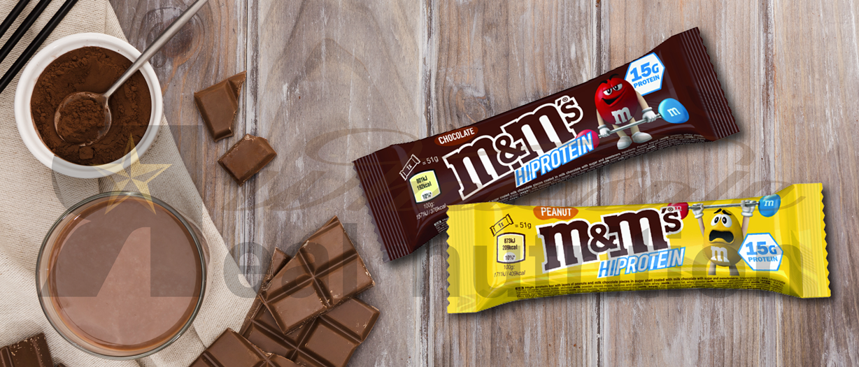 M&M's Peanut Hi-Protein Bar, M&M Protein Bars