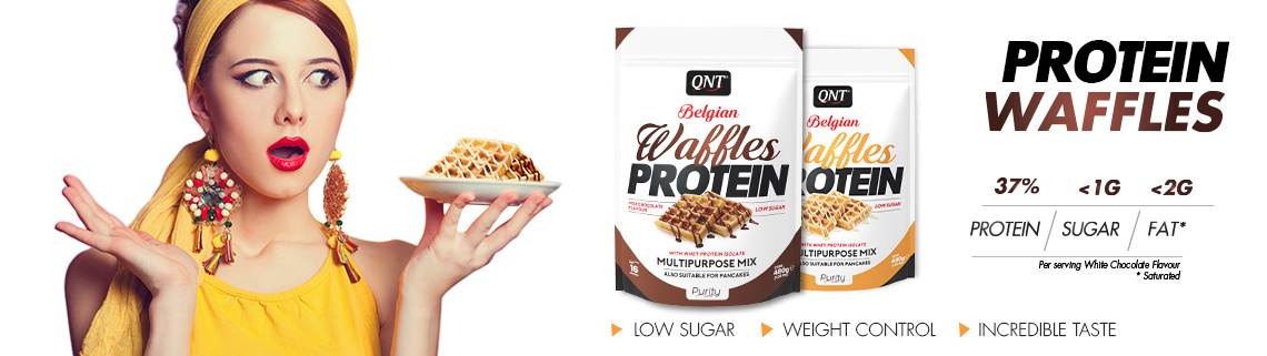 QNT Eiwitrijke Belgische wafel - Real Nutrition Shop