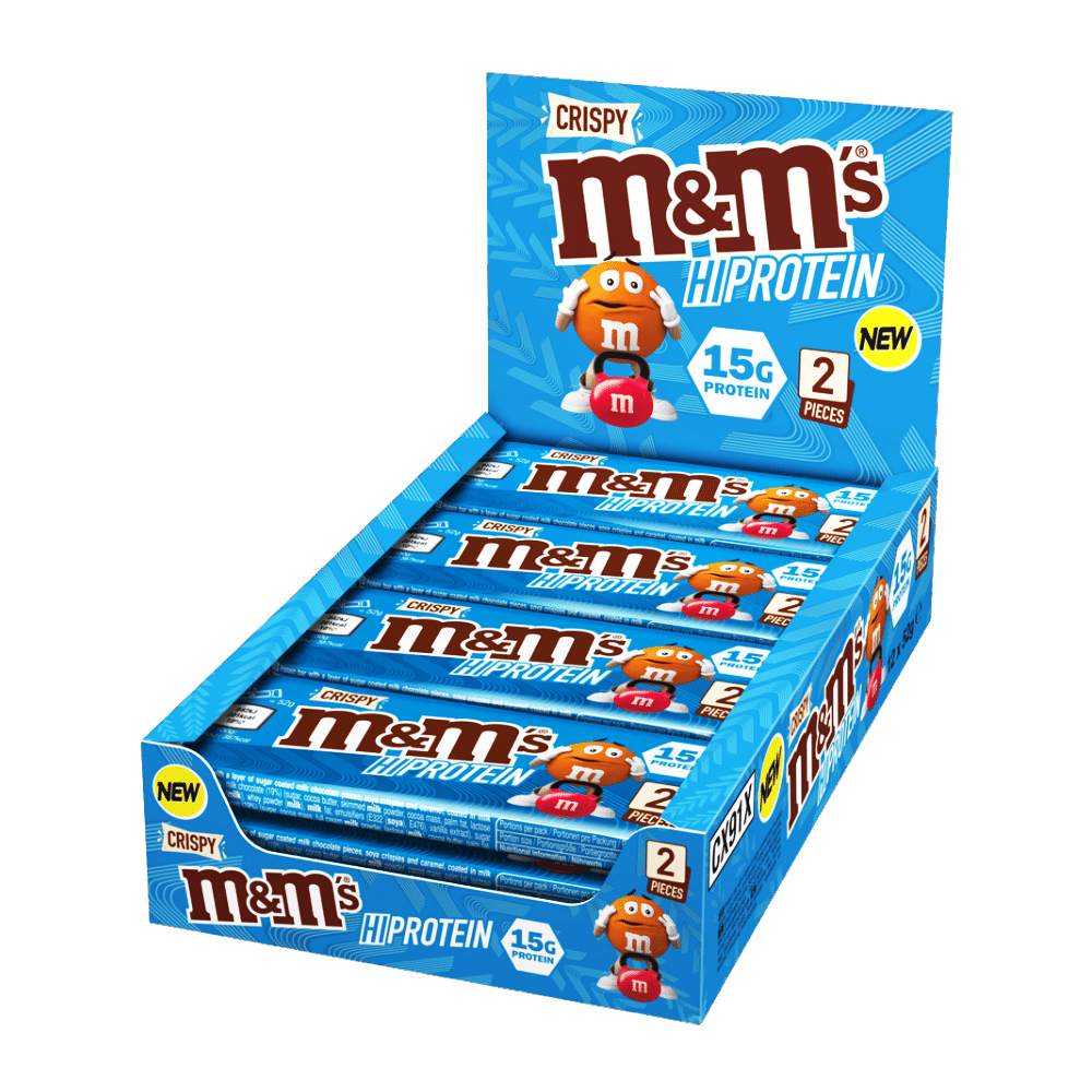 M&M HI protein bar  available at Real Nutrition Shop - Real Nutrition Shop