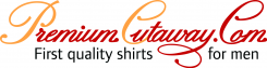 Premium Cutaway, camisas para hombres, 100% algodón con cuello italiano