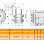 Jun Kaung RVS lier 2000lbs