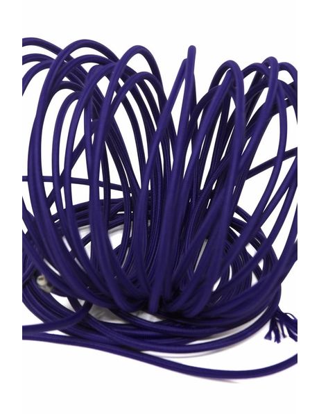 Purple electricity cord, textile cover, 2 core wire