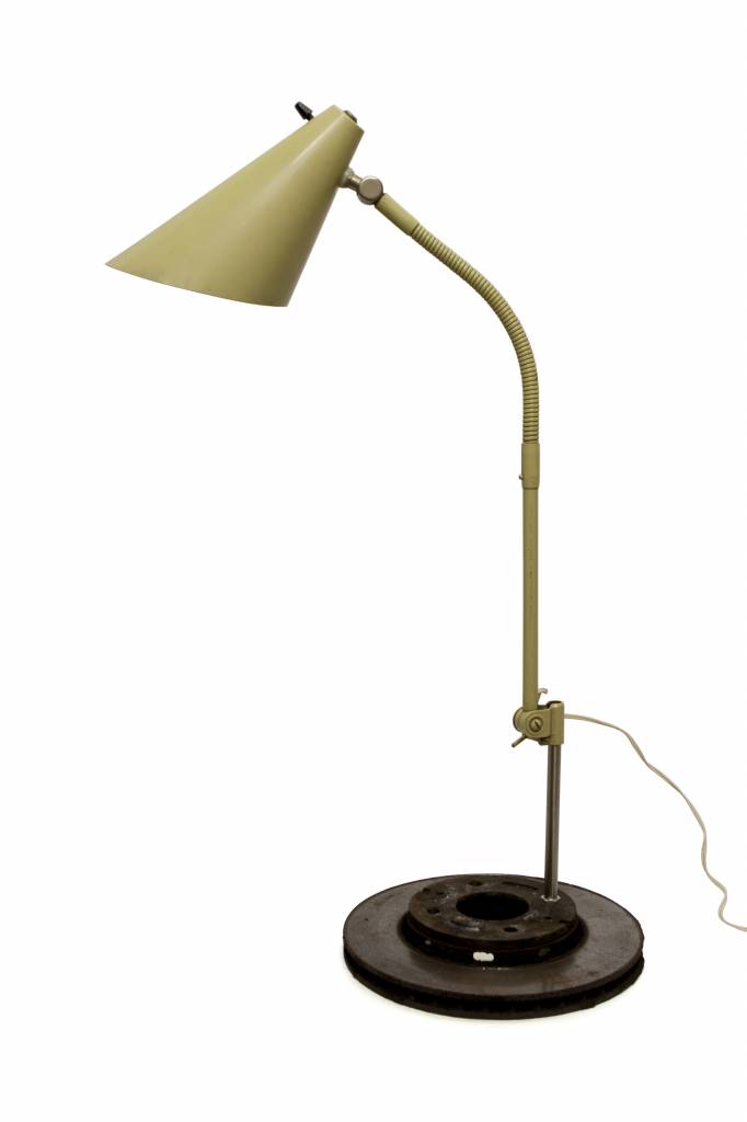 Helemaal droog parachute kathedraal Hala Zeist bureaulamp, rond 1950, bijzonder model - Lamplord