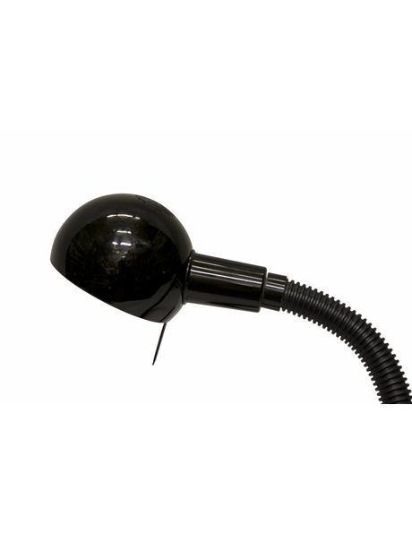 bureaulamp: 'Serpent', flexibel armatuur, geheel zwart