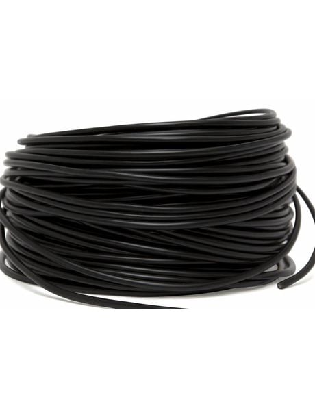 Lamp Cord, black, round, 2-core, 2 x 0.75