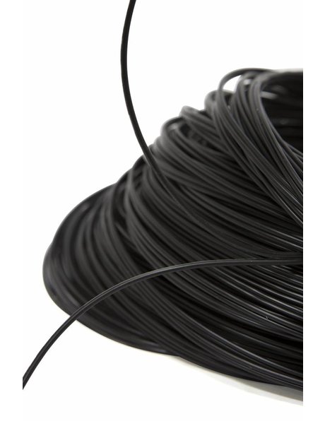 Twin lamp cord, black, 2 x 0.75 (0.3 inch)