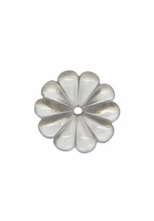 Crystal Glass: Rosette 3 cm (1.2 inch) 5 pcs in a bag