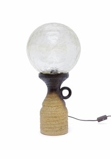 Table lamp, Doria Leuchten Glass