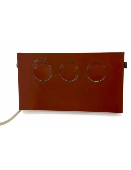 Reading lamp, red metal from V&D