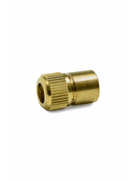Luxury strain relief for lamp cord, brass, M10x1