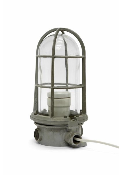 Industrial Table Lamp, Cage Lamp