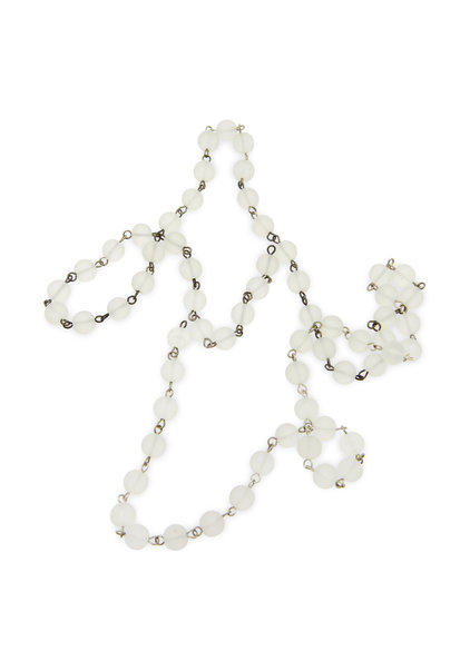 Chandelier Glass, Bead Chain, Frosted Glass