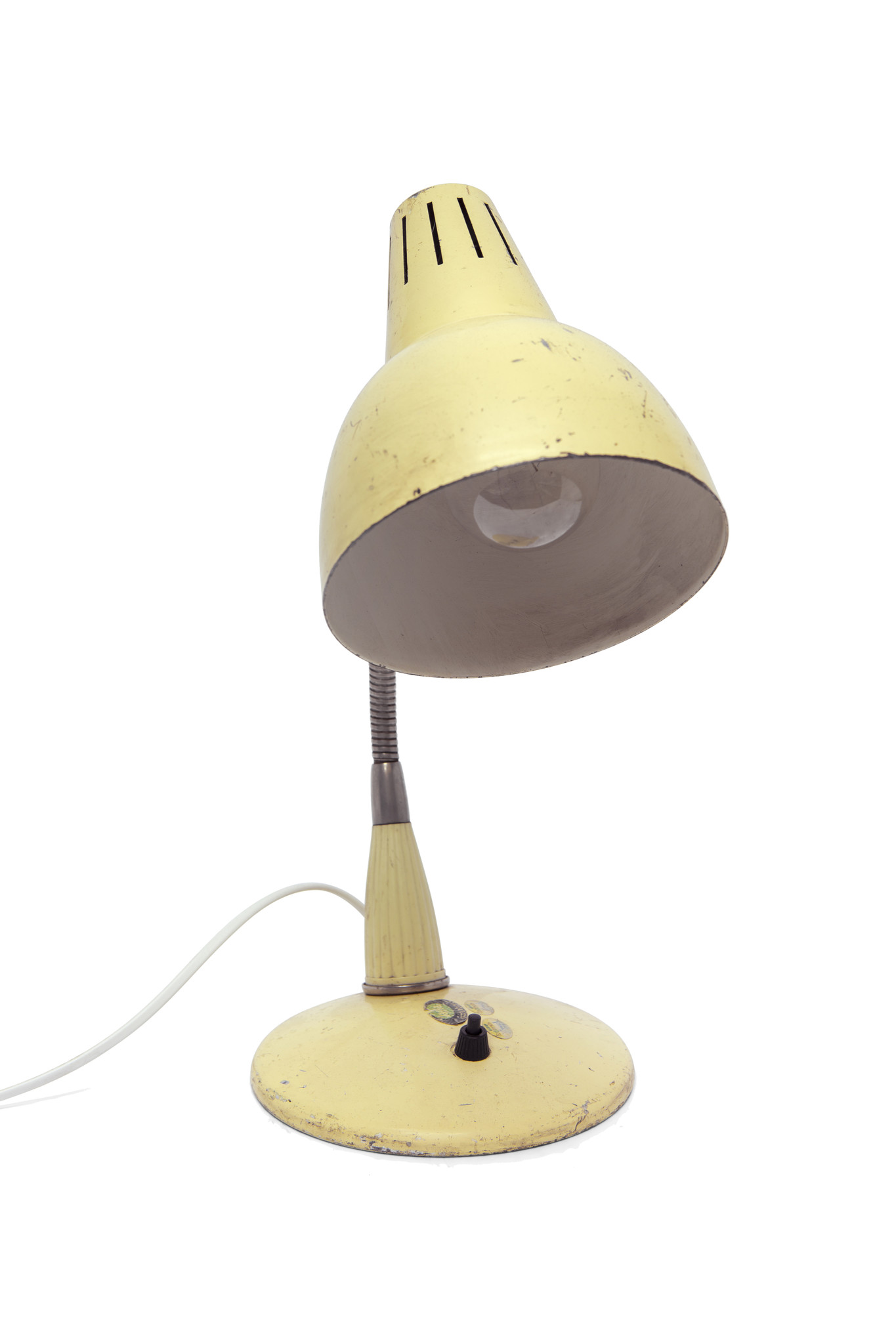 effect meubilair deze Industriele Bureaulamp, Jaren 50, Creme - Lamplord