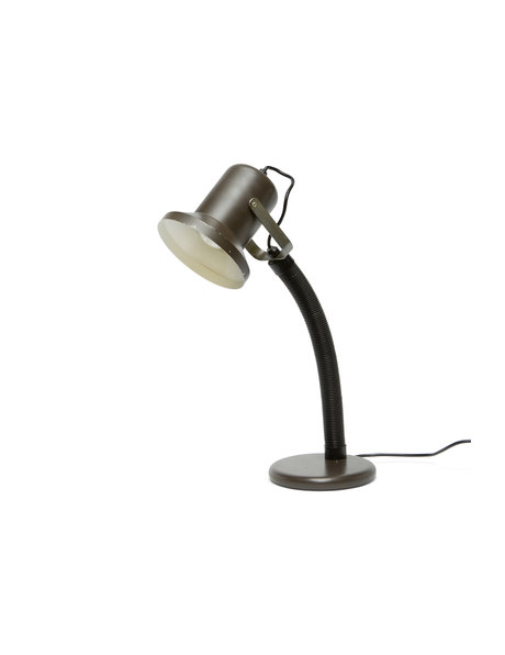 desk lamp, brown and black, 1960s