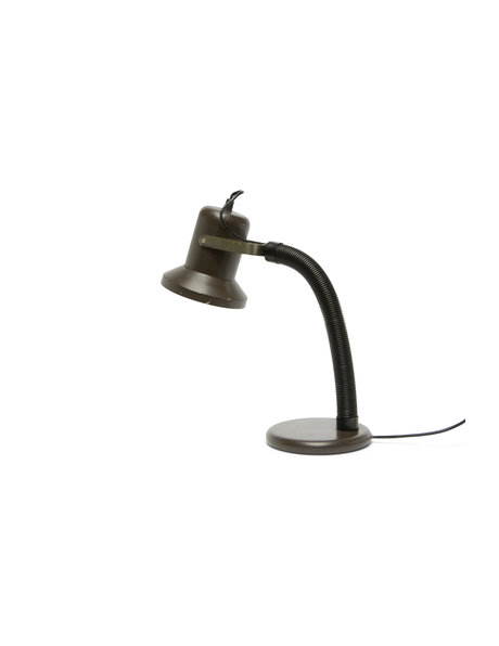 desk lamp, brown and black, 1960s