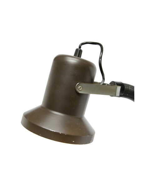 desk lamp, brown and black, 1960s