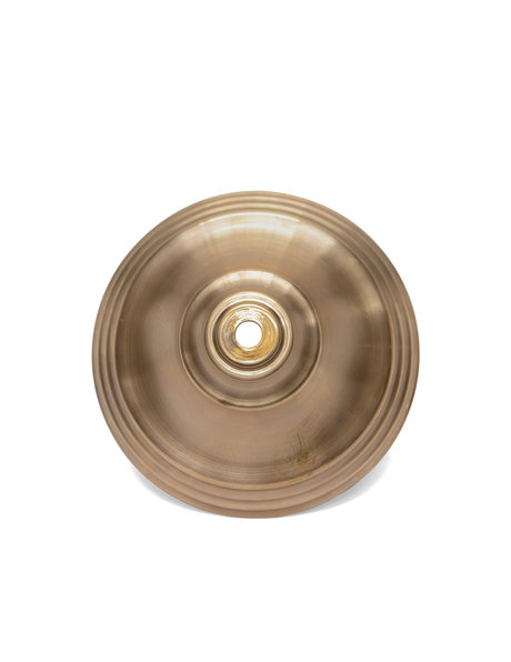 Ceiling plate, red copper, 14.0 cm / 5.5 inch diameter, M10 hole