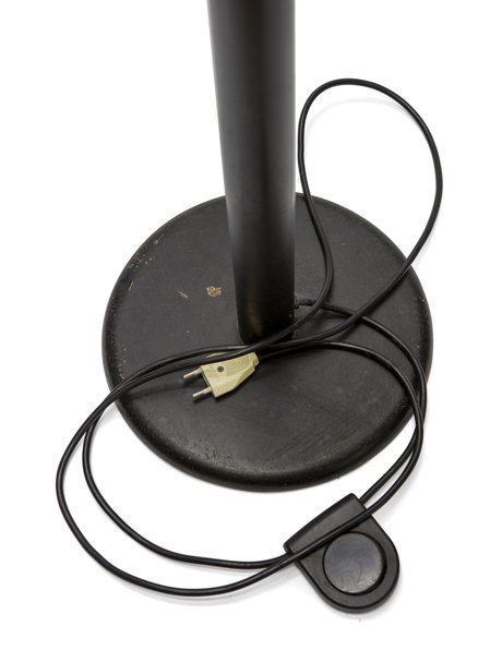 Black vintage floor lamp, 1970s
