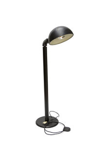 Stoere Vintage Vloerlamp, Zwart Metaal