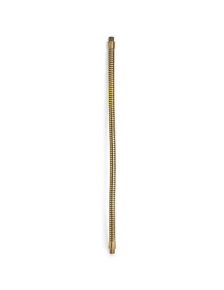 Bendable Tube, gold-coloured brass, 35 cm / 13.8 inch