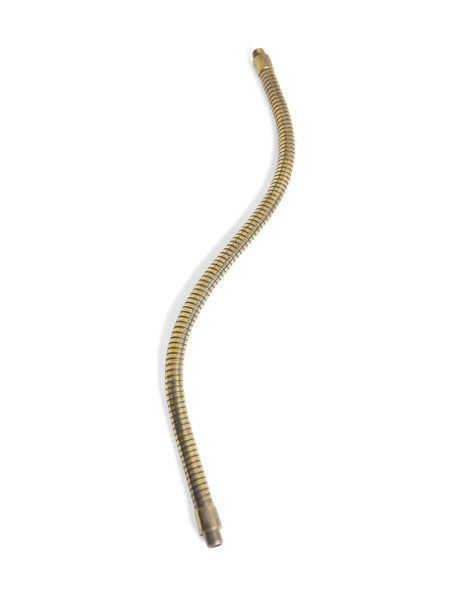 Bendable Tube, gold-coloured brass, 35 cm / 13.8 inch
