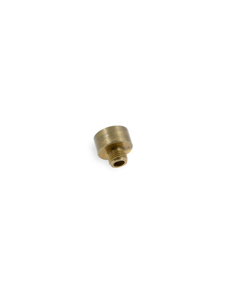 Reducing piece, M10x1 to 3 / 8th gas, brass