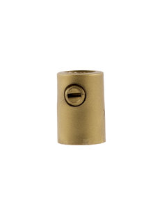 Gold Colour Strain Relief, M10x1, Internal Thread
