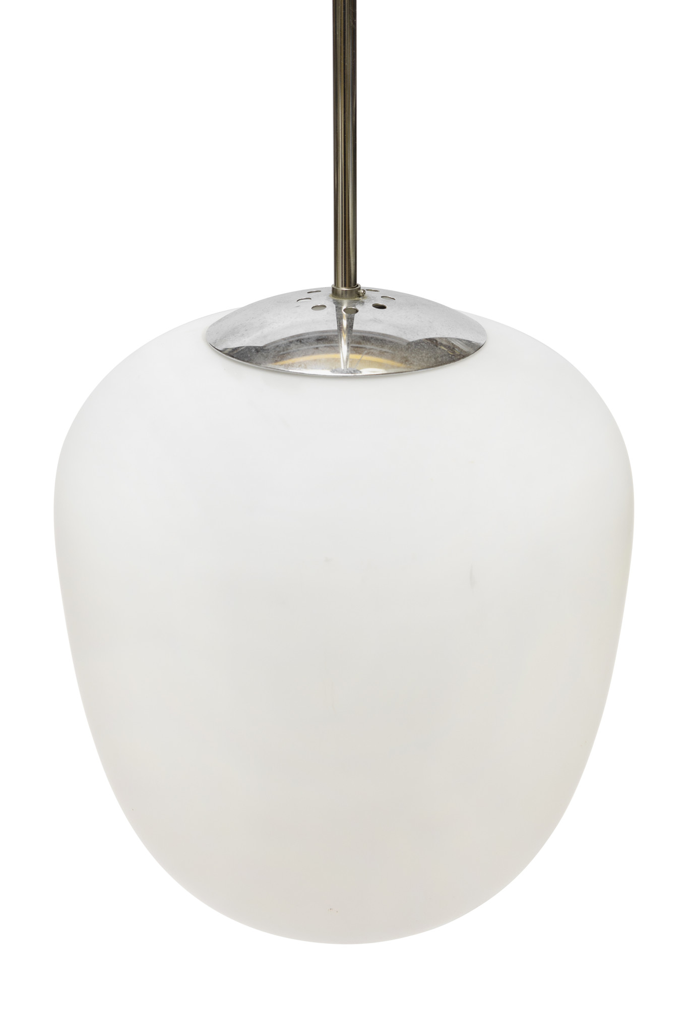 aantrekkelijk goedkoop pad Vintage Design Hanglamp, Zweeds, Wit Glas, Jaren 50 - Lamplord