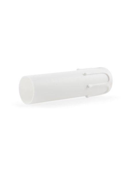 White Candle Socket Cover, larger model, height: 10.5 cm / 4.1 inch