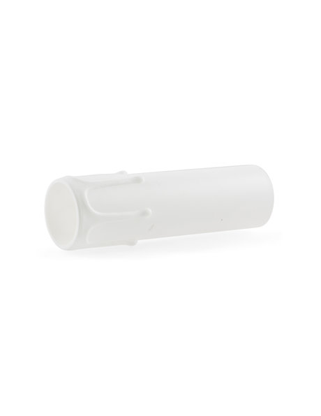 White Candle Socket Cover, larger model, height: 10.5 cm / 4.1 inch