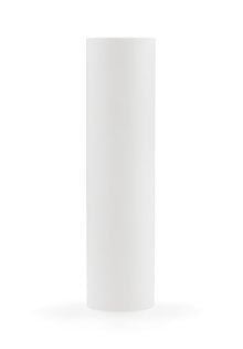 Candle Sleeve for Chandelier, White, Sleek Model, 10.0x2.4 cm / 3.9x0.9 inch