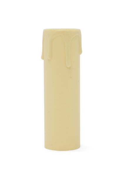 Candle Sleeve, E14, Cream, Drops, 8.5x2.4 cm / 3.35x0.94 inch