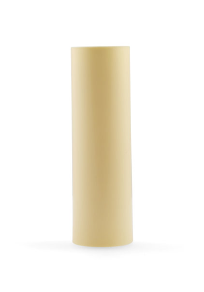Candle Sleeve, Cream , Smooth Surface, 8.5x2.4 cm / 3.4x0.9 inch