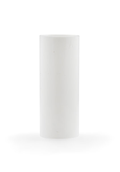 Chandeliers Candle Sleeve, White Straight: 6.5x2.4 cm