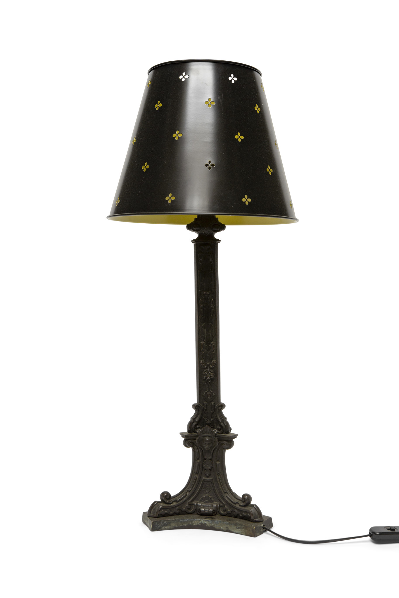 Plons Ooit Boven hoofd en schouder Grote Klassieke Tafellamp, Jaren 50 - Lamplord