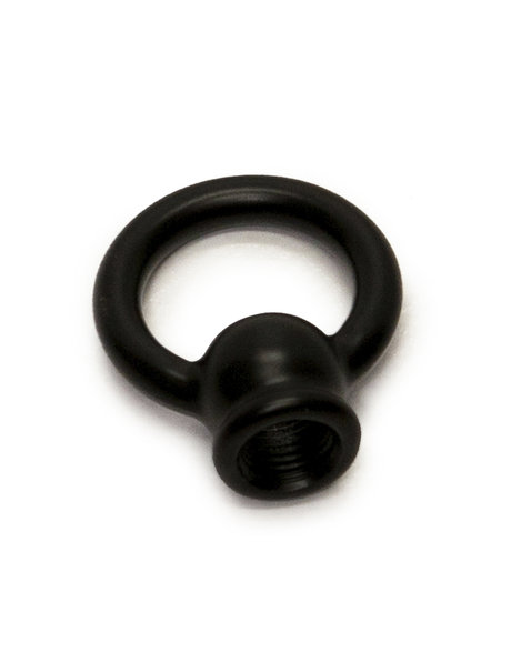 Ophangoog, zwart, groot model, M10x1