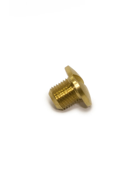 Brass screw, large flat head, M10x1 thread, ideal for Desk Lamps