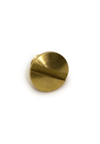 Brass Screw, large flat head, m10