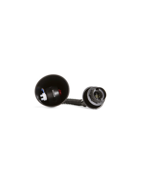Spiral Cable, used for hanging lights with adjustable heights, black plastic
