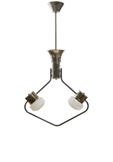 Design Hanglamp met Koperen Accenten