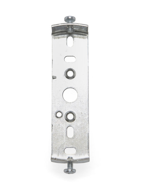 Zilveren beugel voor wandlamp of plafondlamp, metaal, 9.3 cm