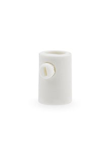 Cord Strain Relief, White, Plastic, M10x1 Internal Thread