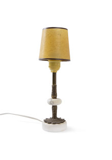 Small Vintage Brass Table Lamp, 1950s