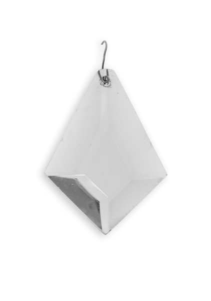 Chandelier Beads, Smoked Glass